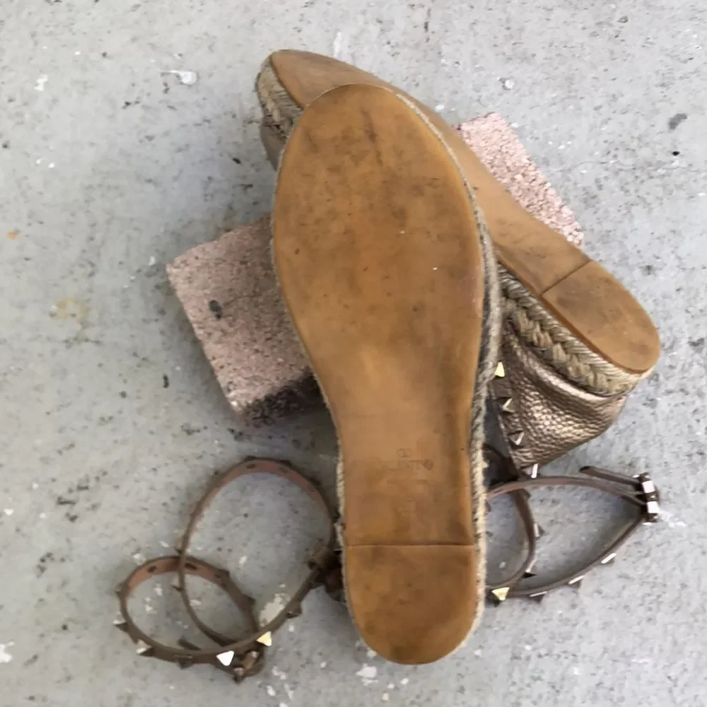 Valentino Rockstud Espadrilles